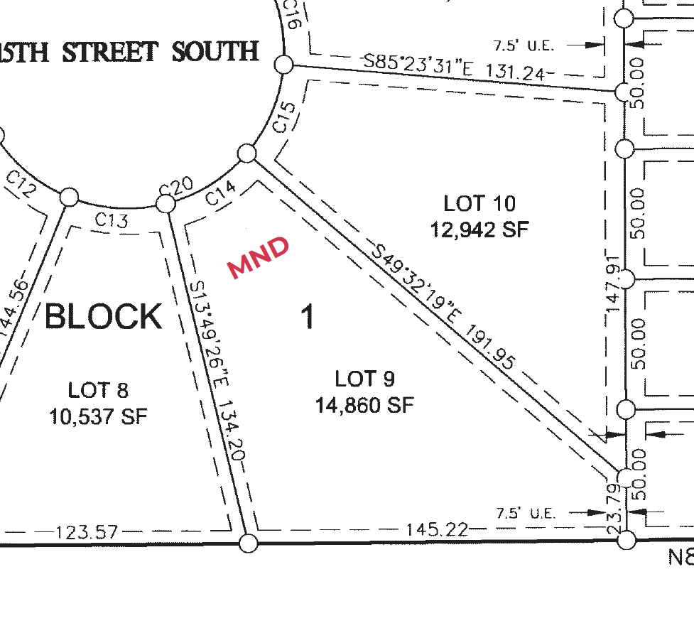 Approximate Lot Location