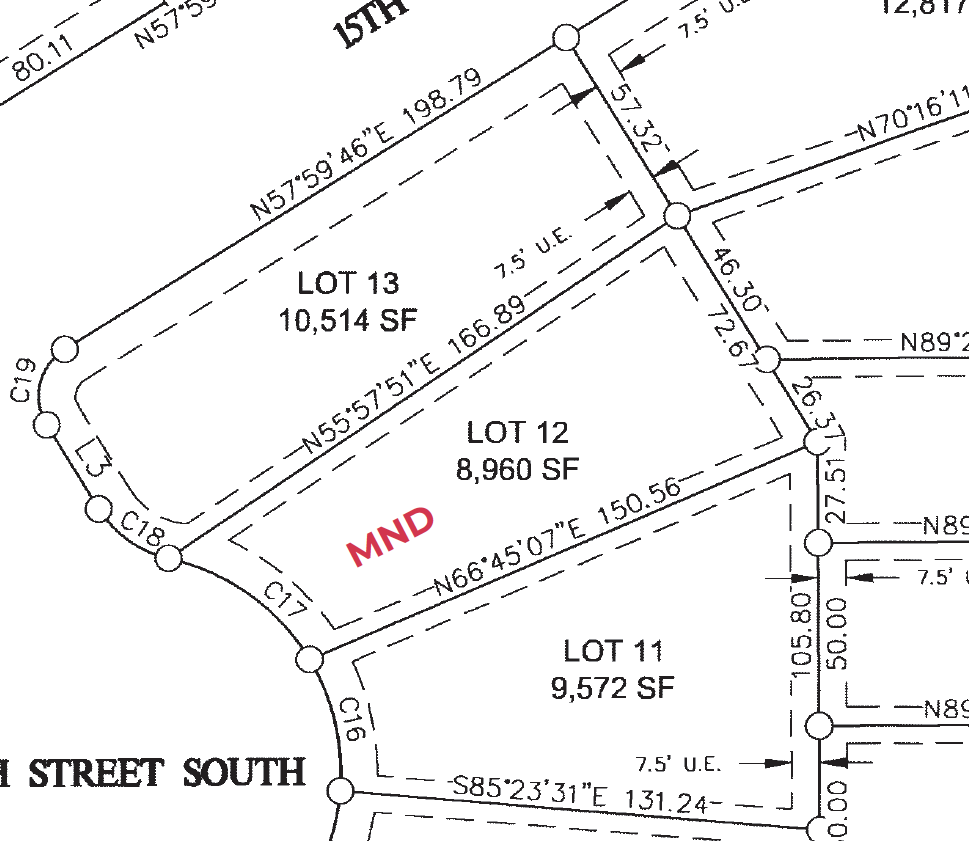 Approximate Lot Location