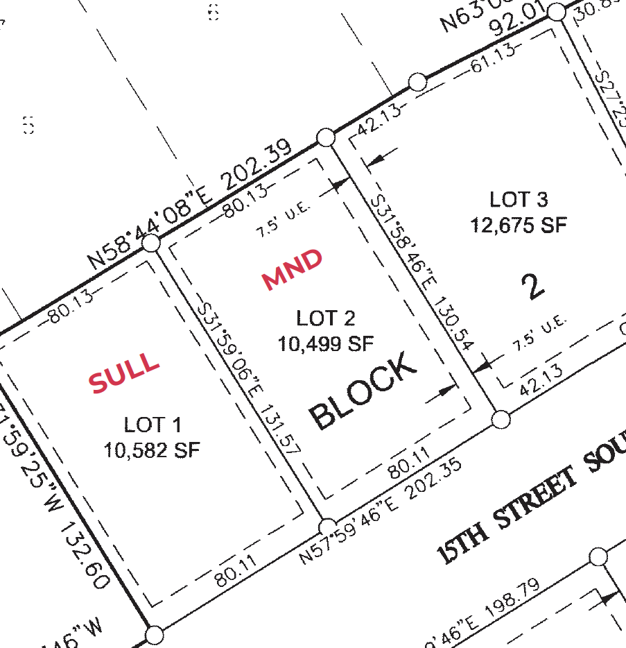 Approximate Lot Location