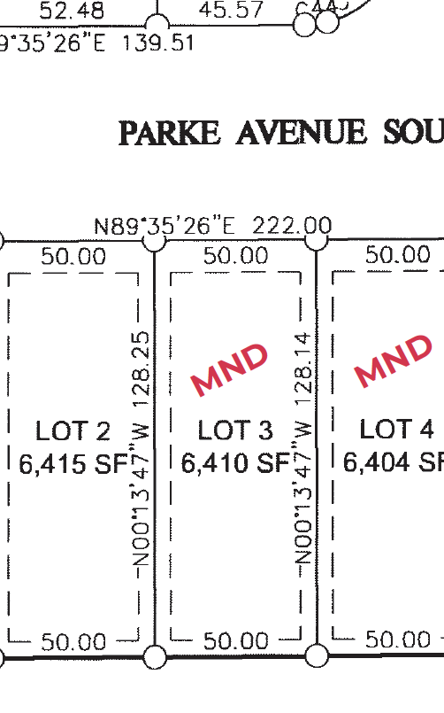 Approximate Lot Location