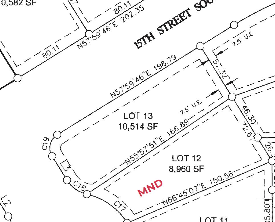 Approximate Lot Location