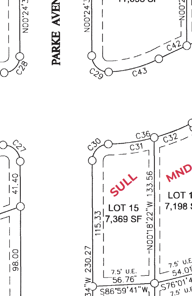 Approximate Lot Location