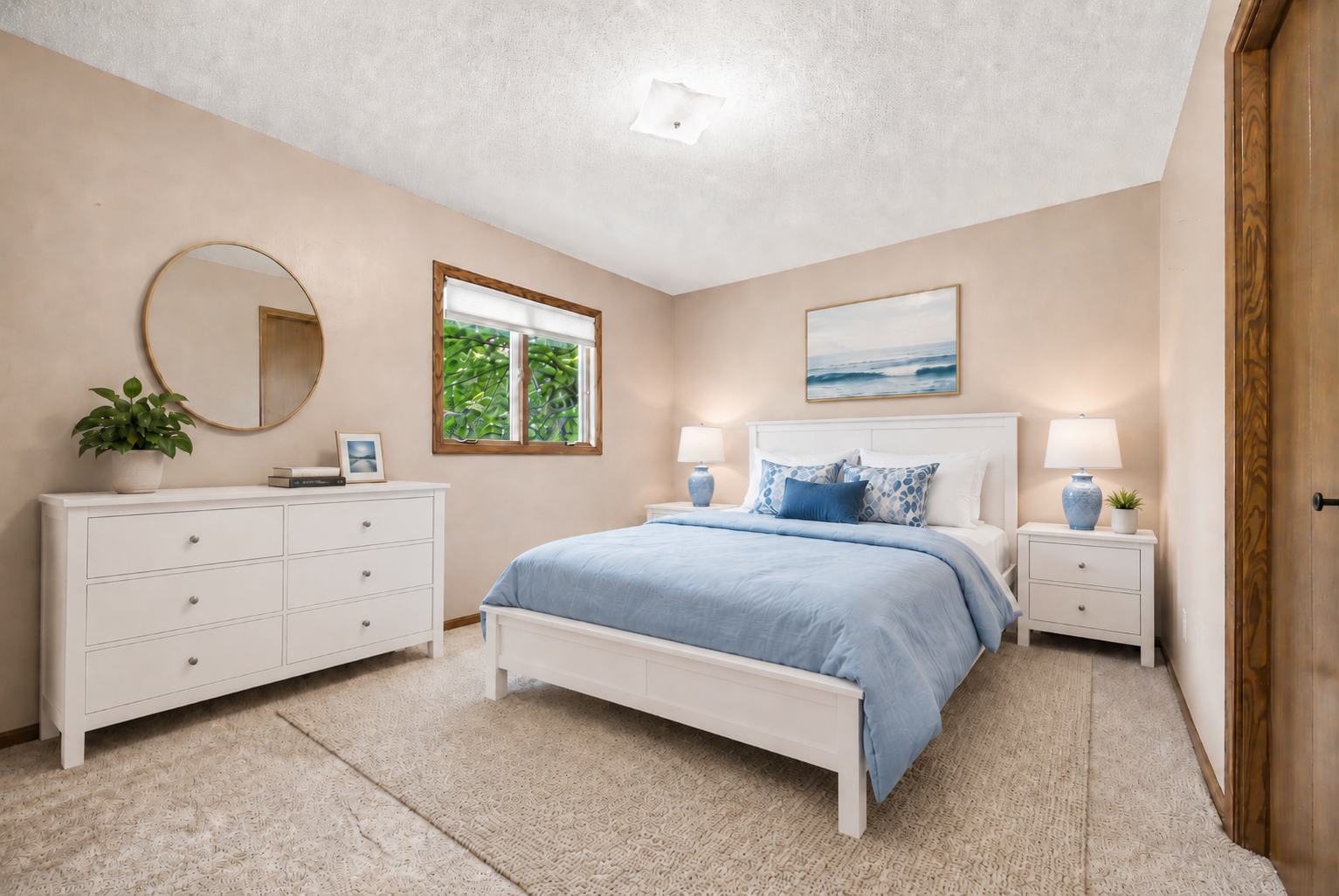 Main level 2nd bedroom (Virtually staged)