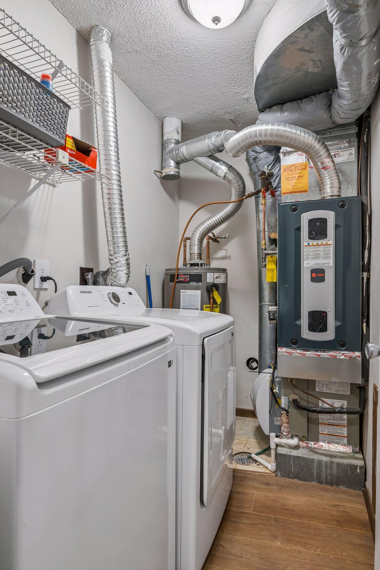 New Washer and Dryer 2024 AND New Furnace & A/C in 2025