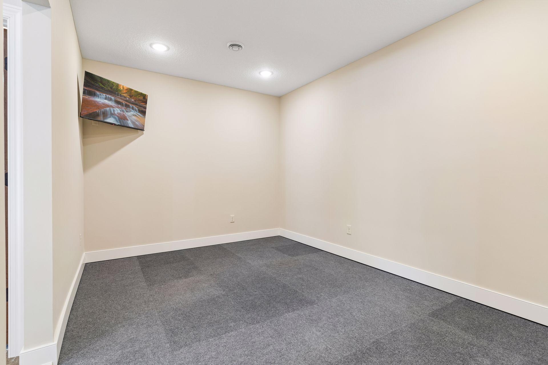 A flexible bonus room offers excellent space for exercise, hobbies, storage, or a private studio depending on the next owner’s needs.