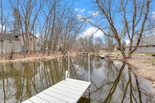 Quiet hidden channel with 120' of water frontageon Forest Lake great for fishing and enjoying nature