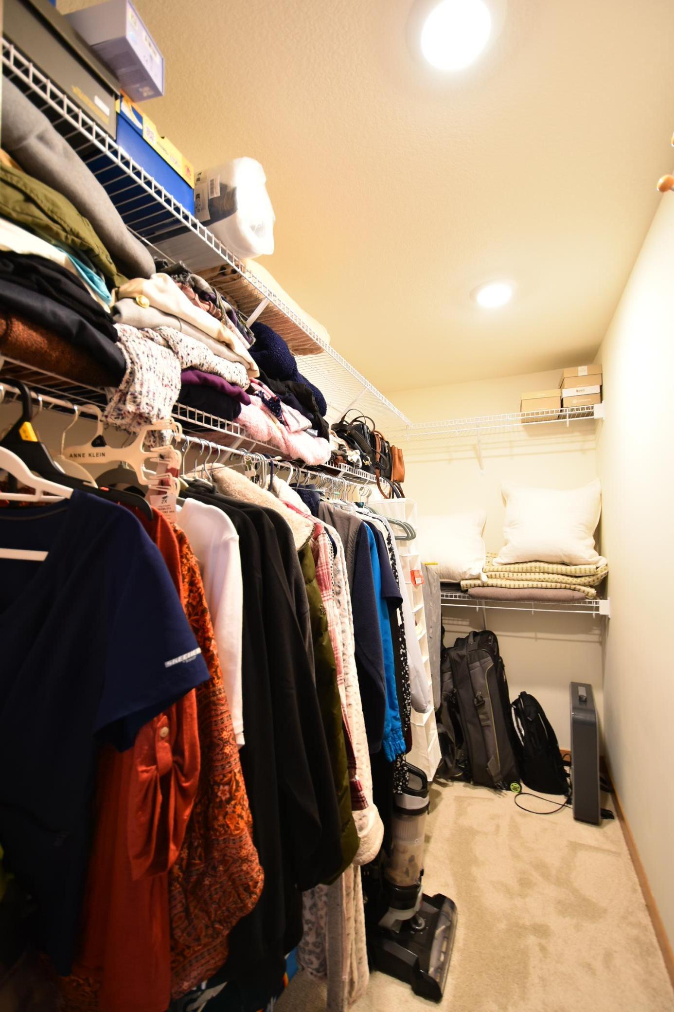 walk-in closet-primary bedroom