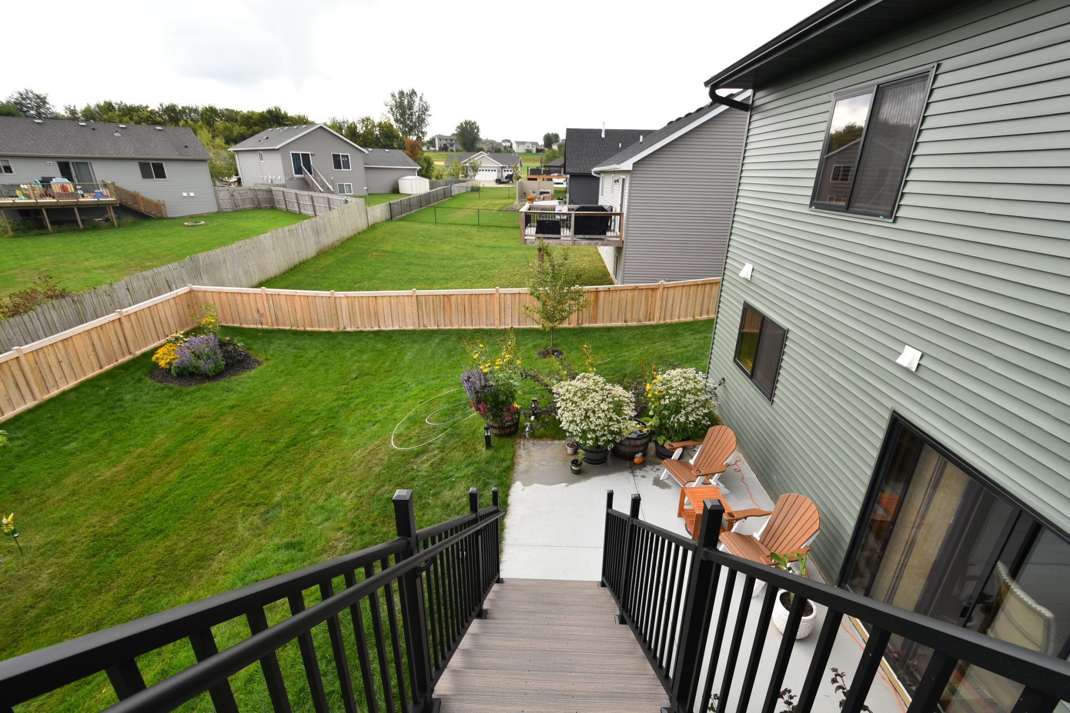 stairs to the cement paito