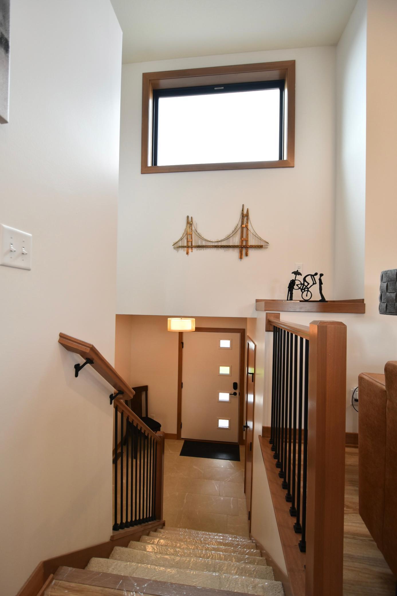 stairwell to split entry