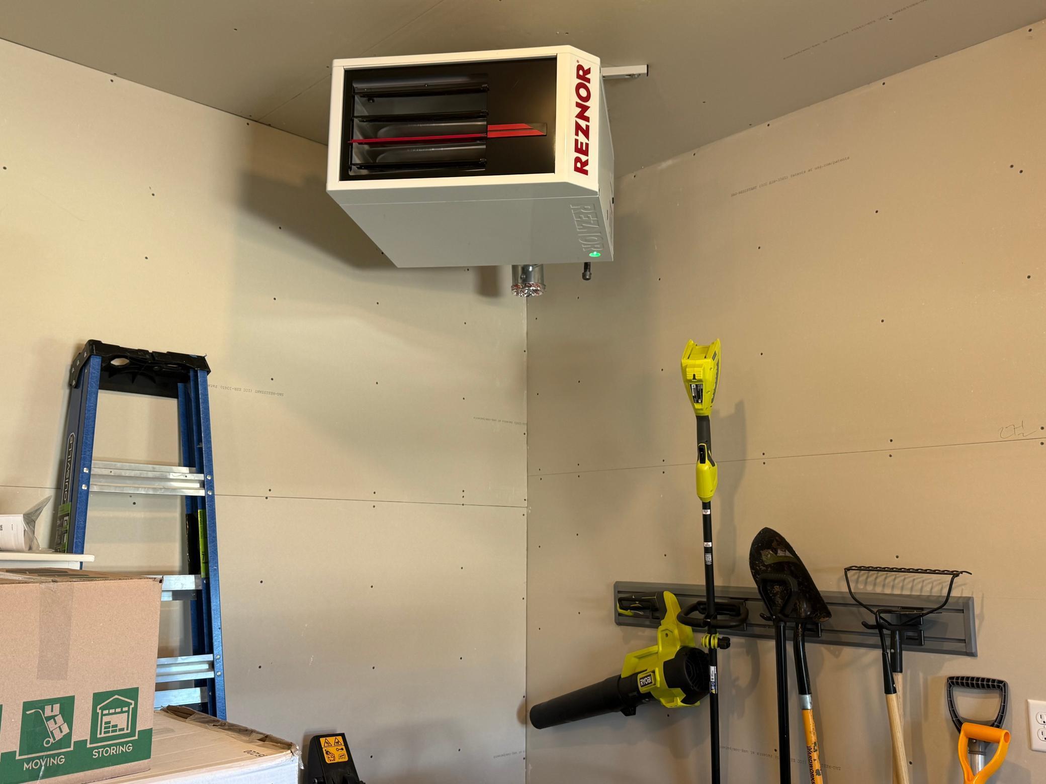 New reznor heater installed in 2026