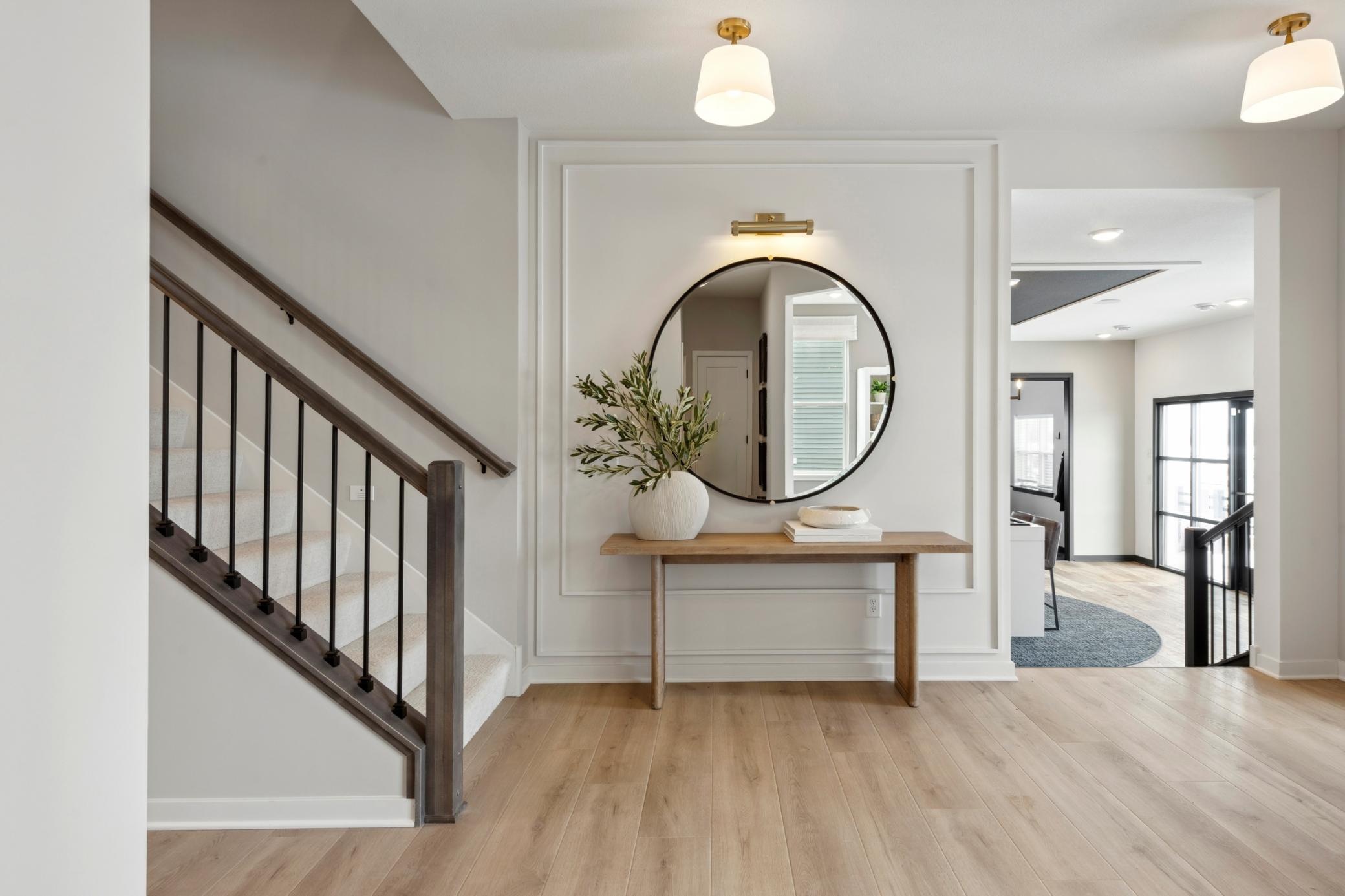 Welcome to the Waverly. This spacious foyer comfortably greats your guests and leaves a lasting impression.