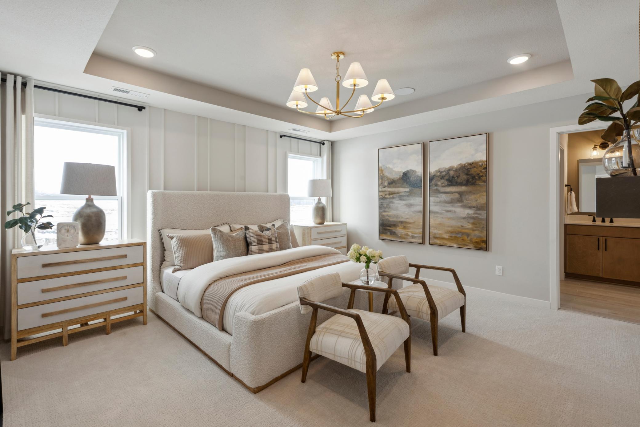 Welcome to your own personal oasis! Your new oversized primary bedroom is the perfect space for you to start and end your day.