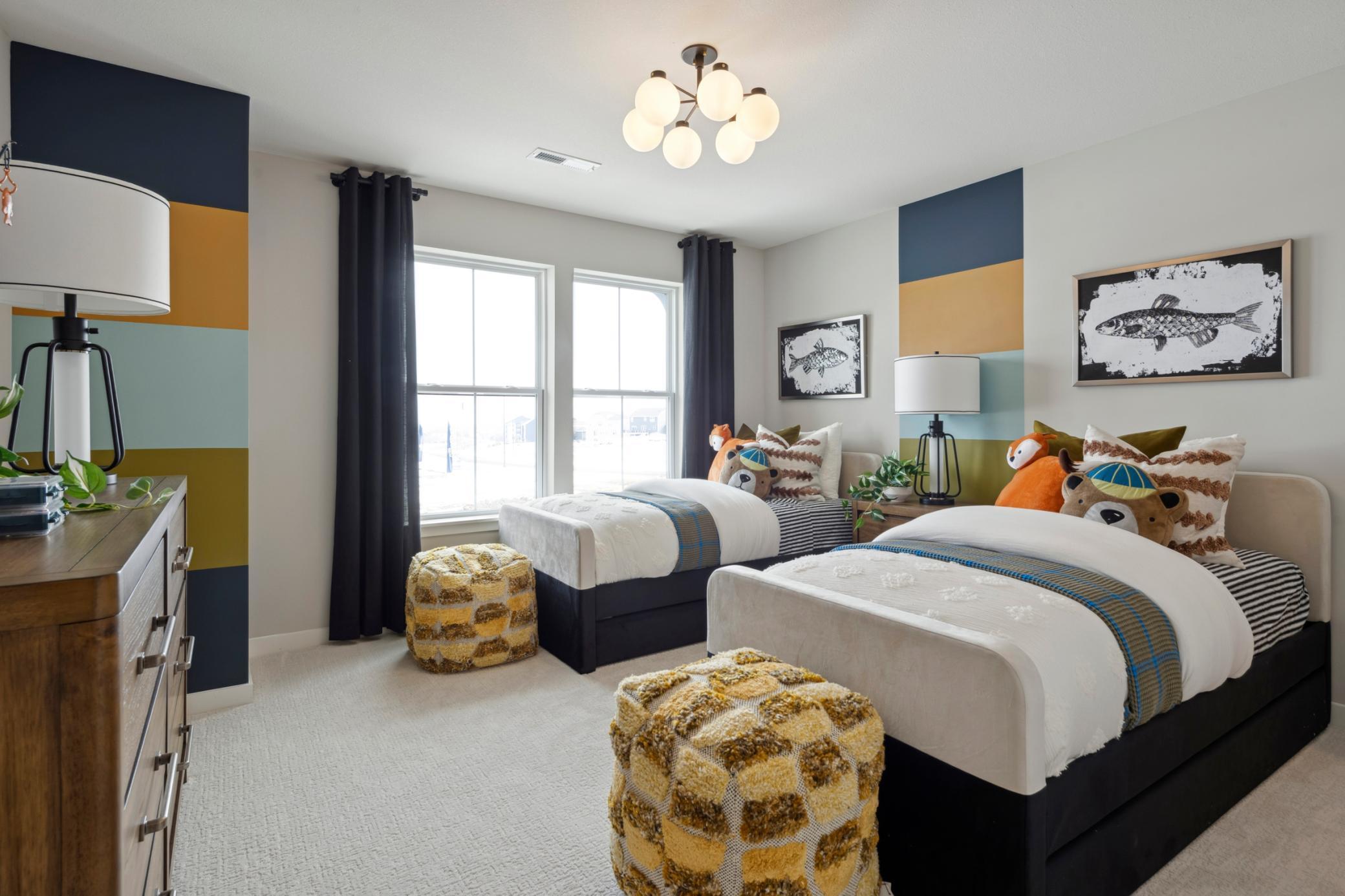 1 of 4 bedrooms upstairs