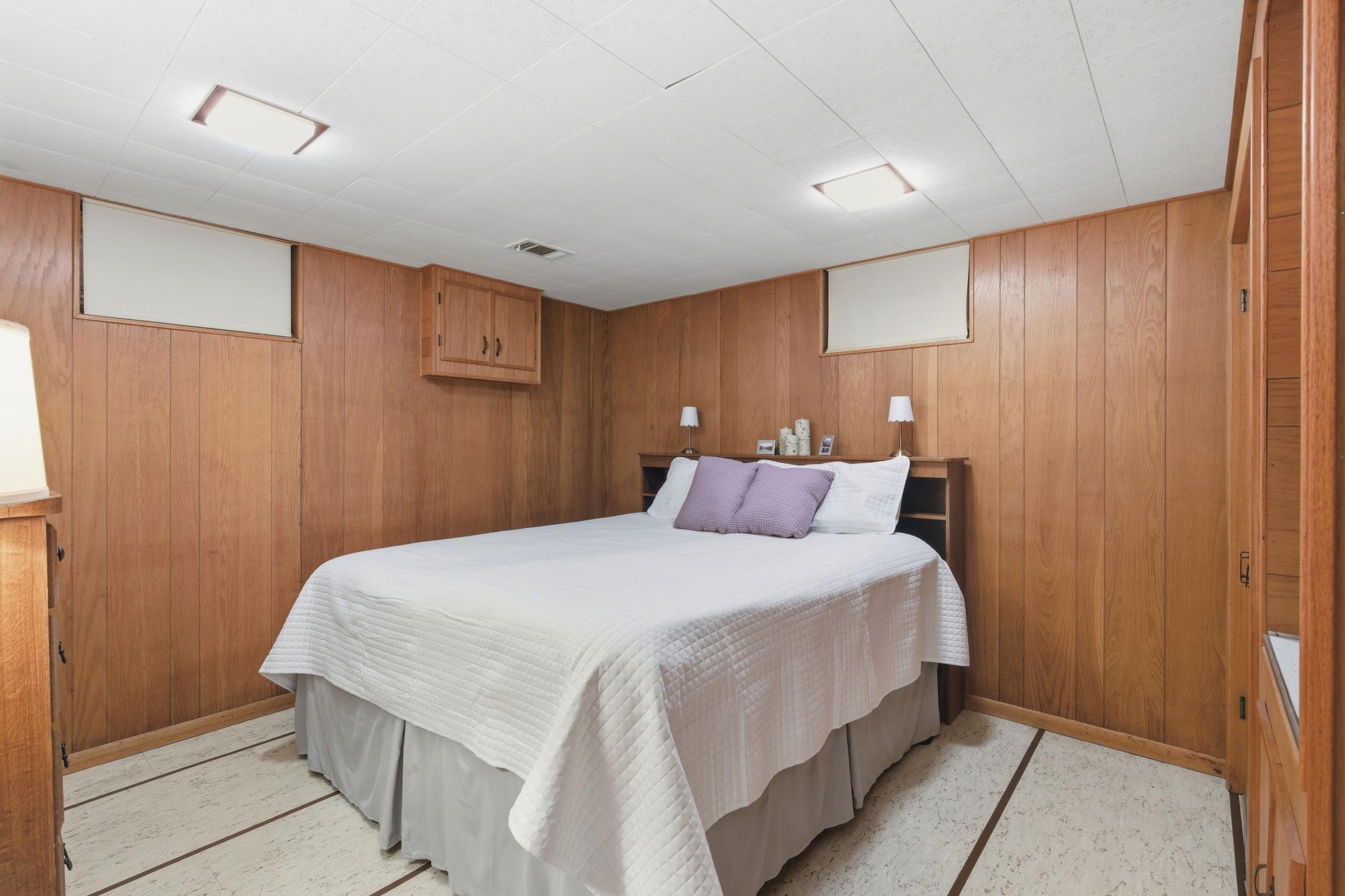 Lower level office could be bedroom if egress added