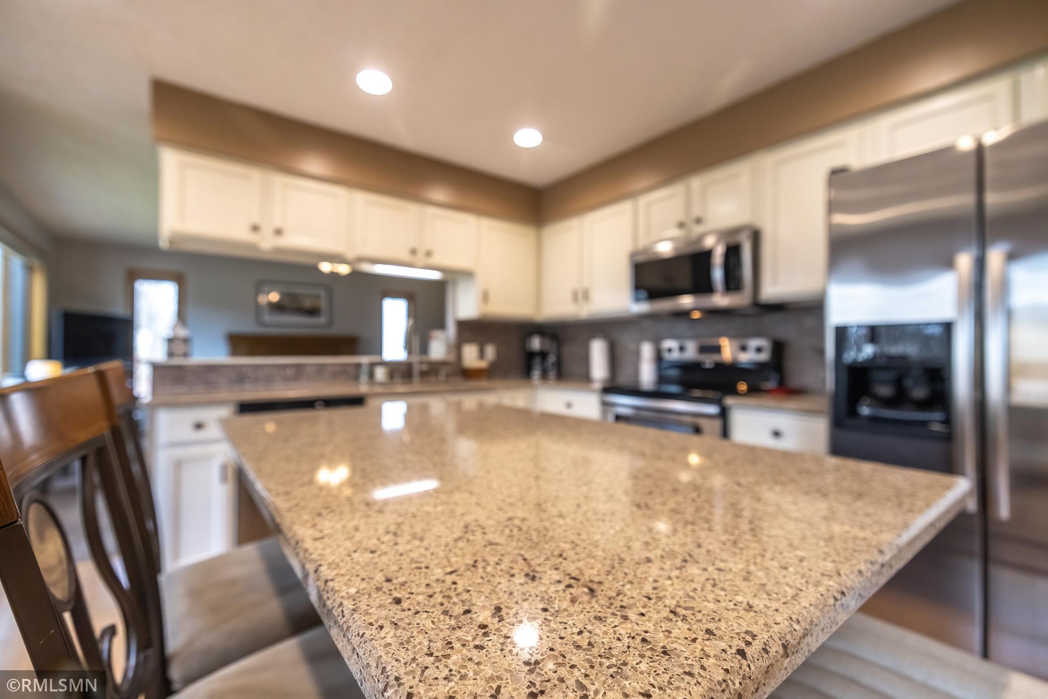 Gleaming counter surfaces