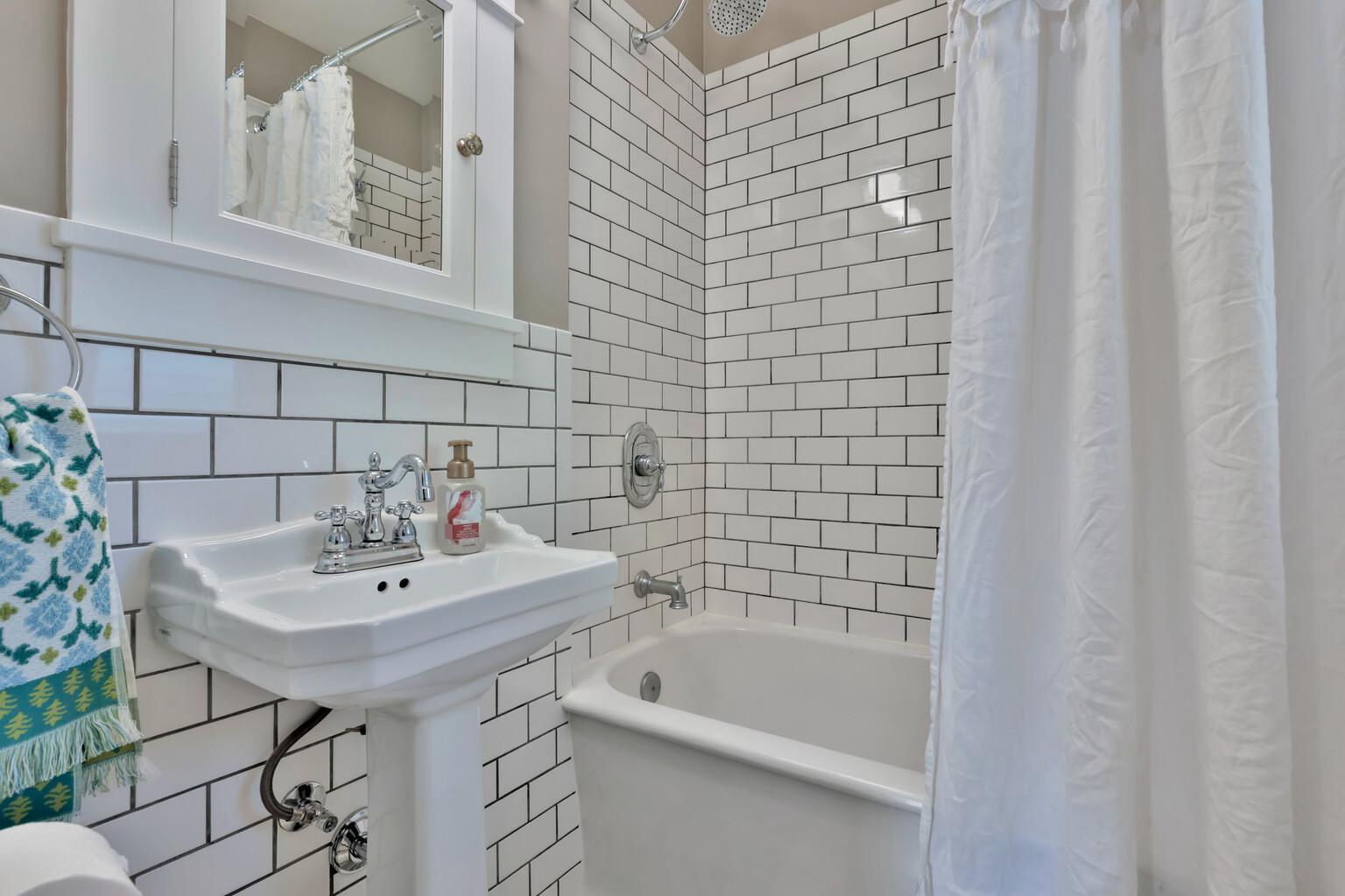 Primary bathroom with heated floors