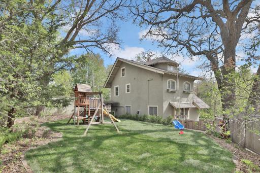 Deep, park-like lot featuring towering trees and exceptional privacy. This spacious backyard provides a comfortable buffer from neighbors and a beautiful, shaded canopyâperfect for family fun and peaceful outdoor living.