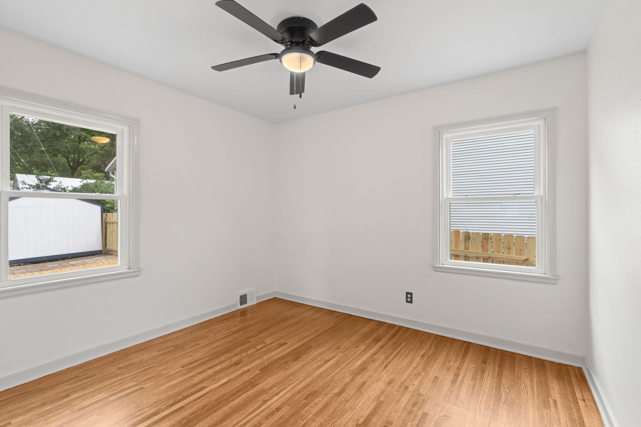 The rear main level bedroom.