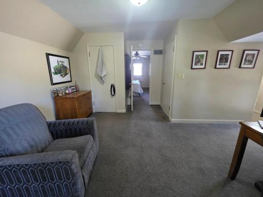 Bonus room looking toward Primary Bedroom