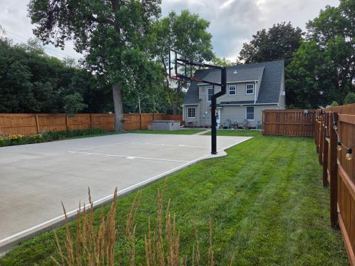 Perfect area for kids to practice riding bikes.