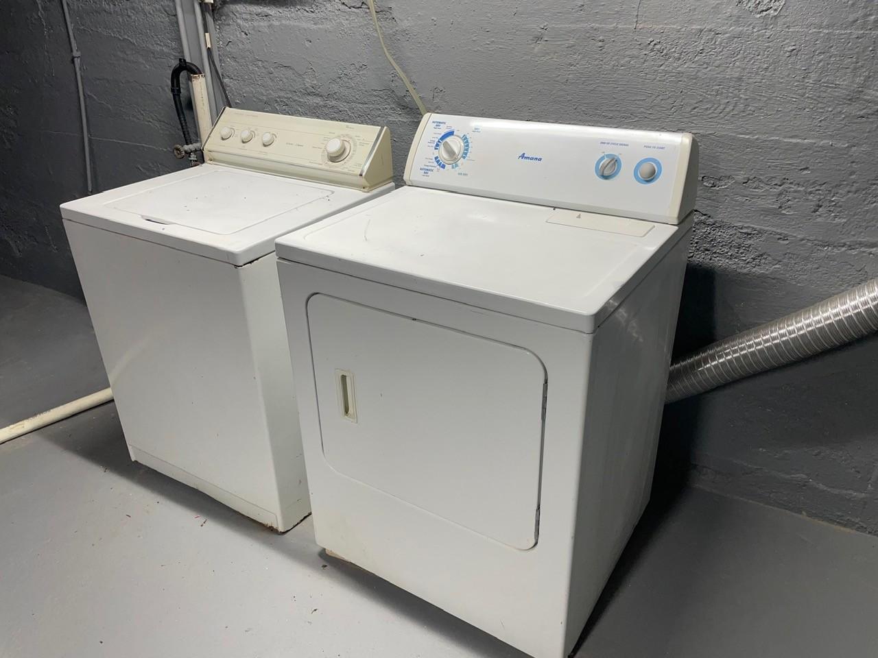 Washer and dryer included