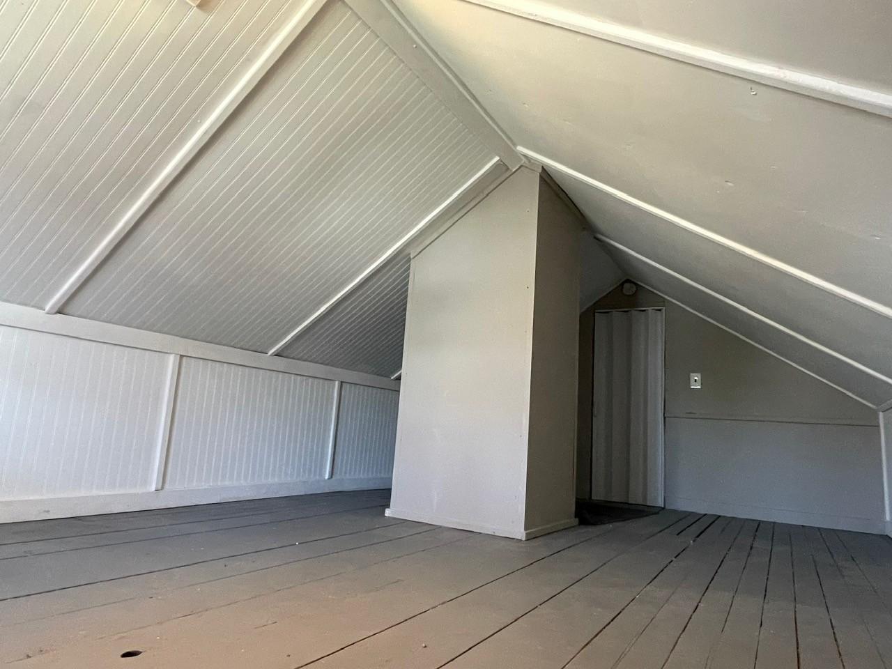 Walk-up attic for storage