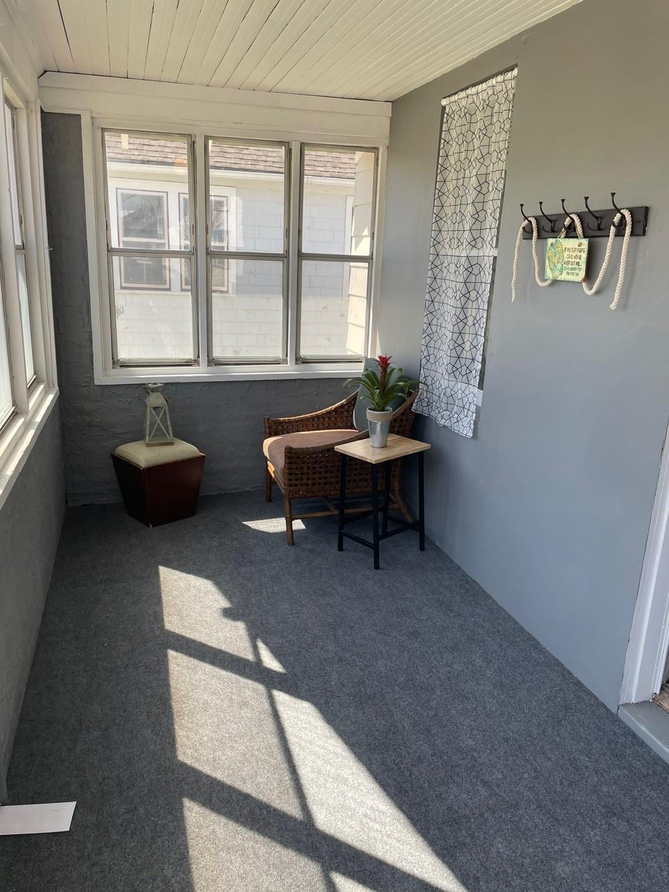 Additional front porch sitting area