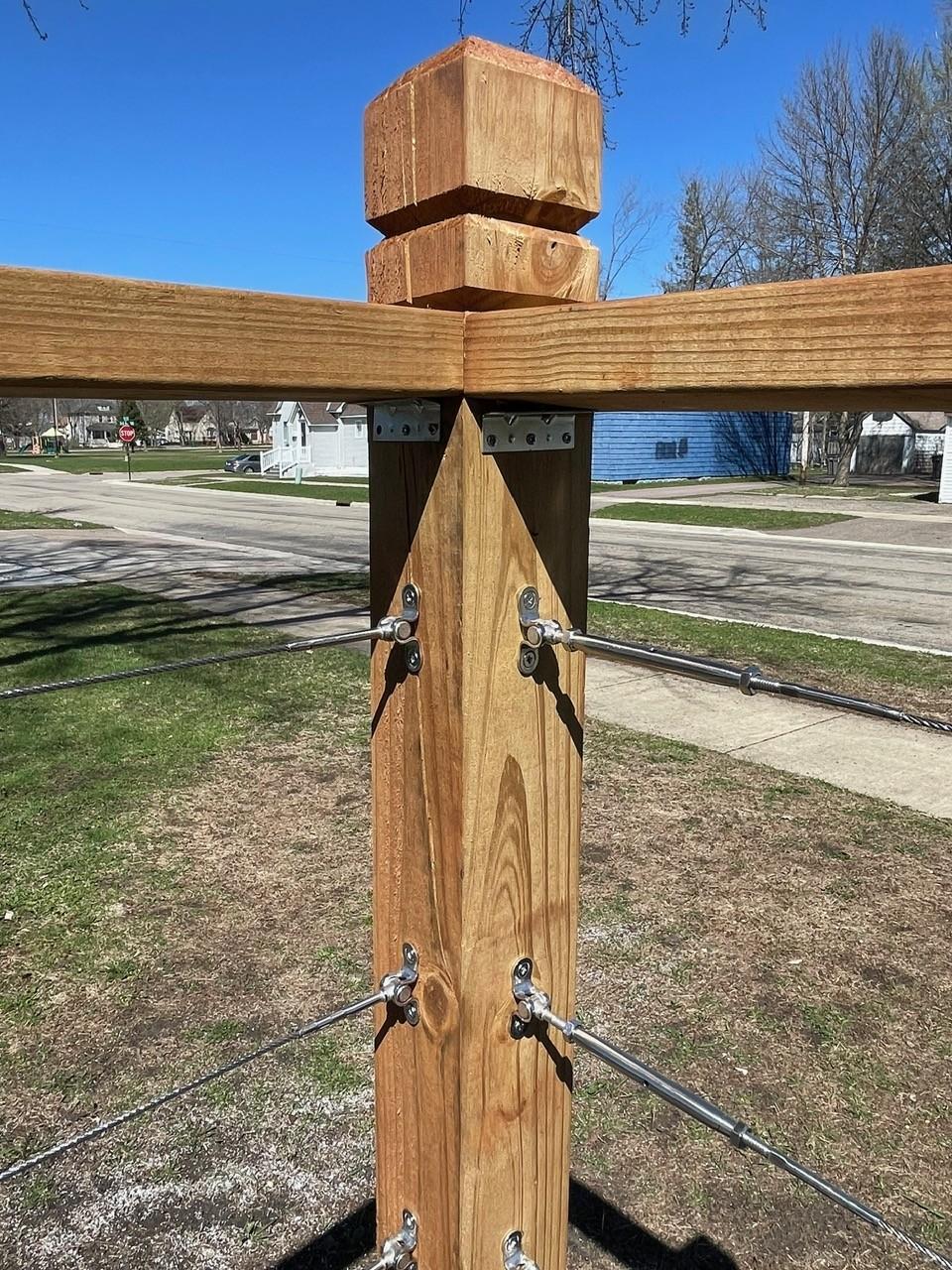Custom deck cable trim