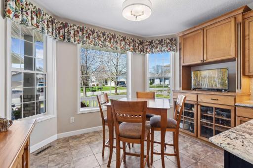 Enjoy relaxing morning breakfasts or casual dinners in the informal dining room.