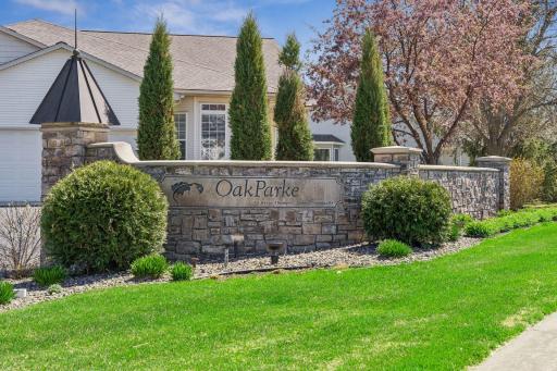 Residents of OakParke Estates enjoy maintenance-free living with lawn care and snow removal taken care of.