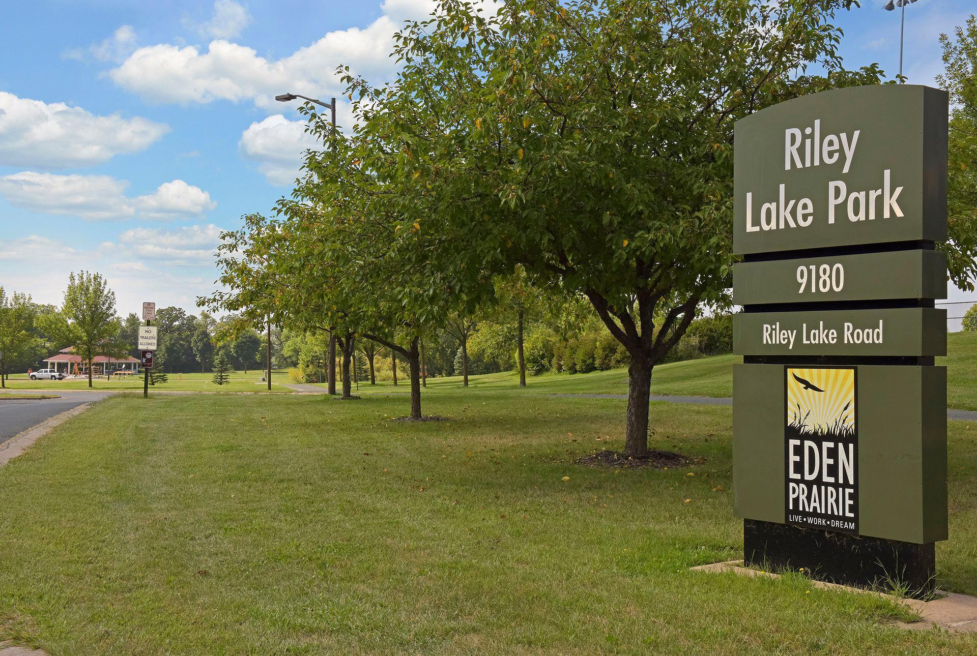 Lake Riley Park is a short walk or bike ride from your home.