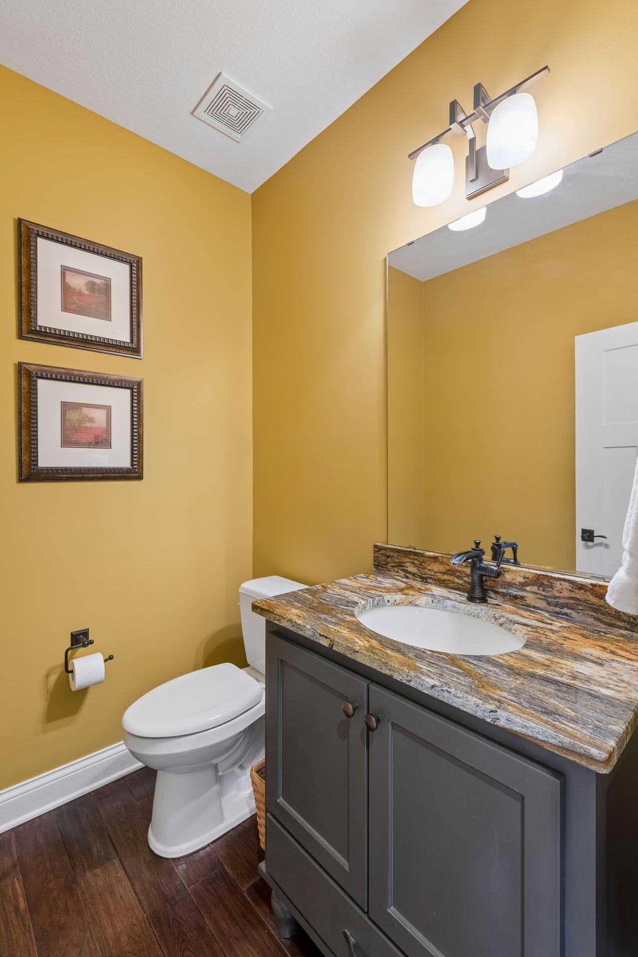 Main floor half bath