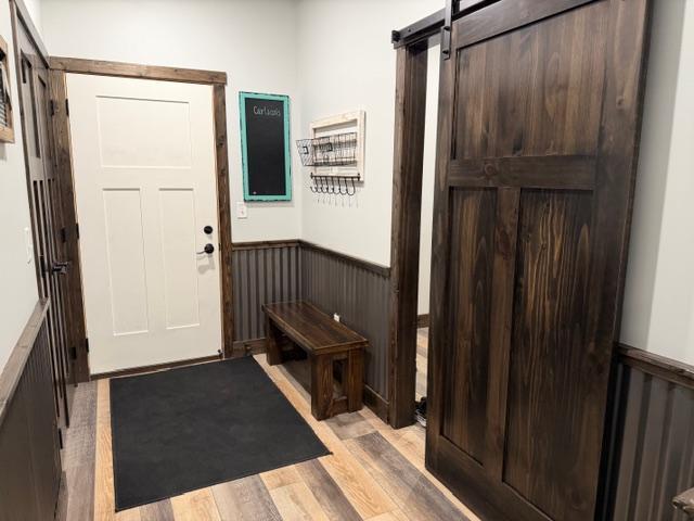 Barn Door to Laundry