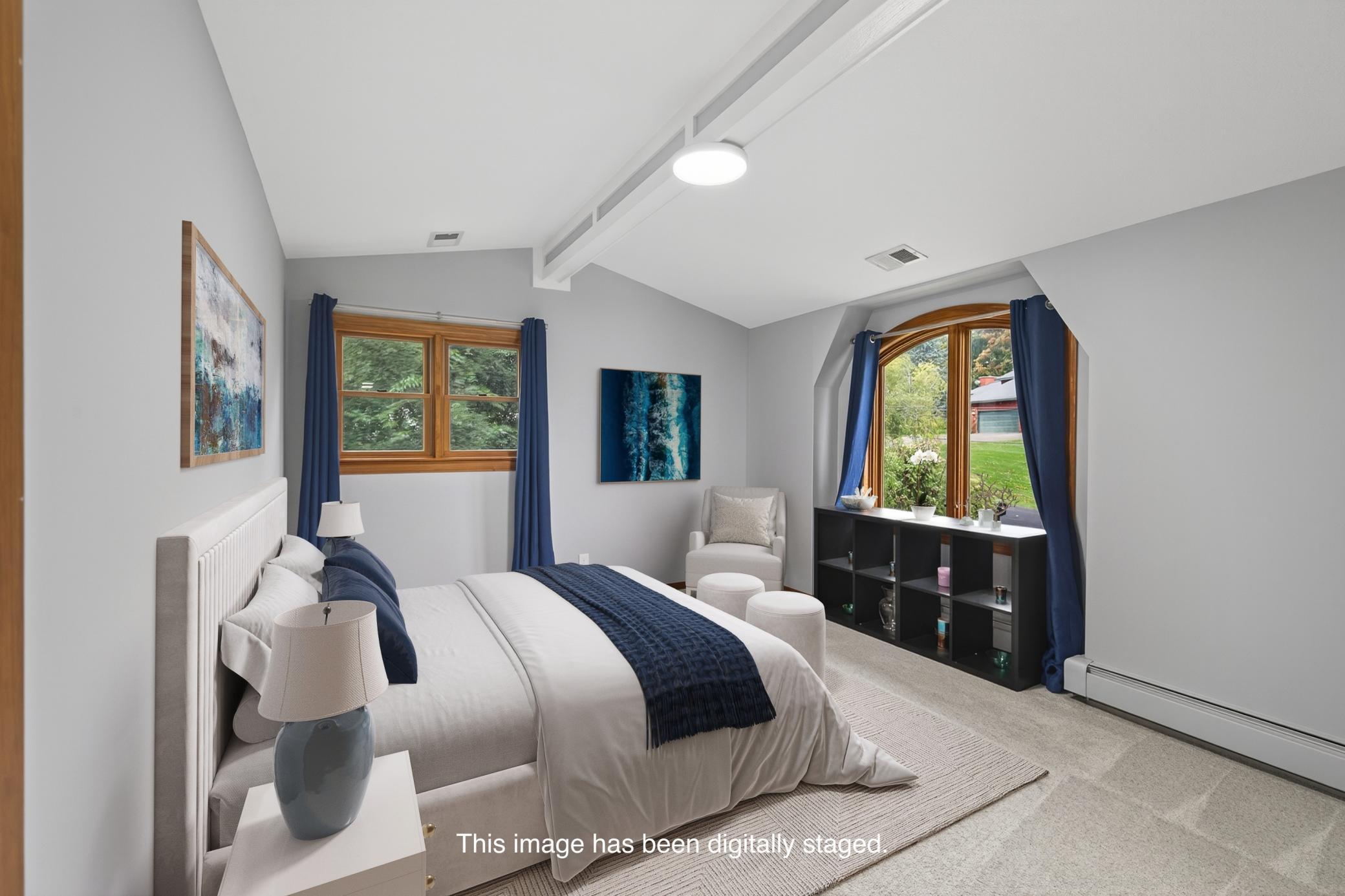 Upper Level Bedroom *Digitally Staged*