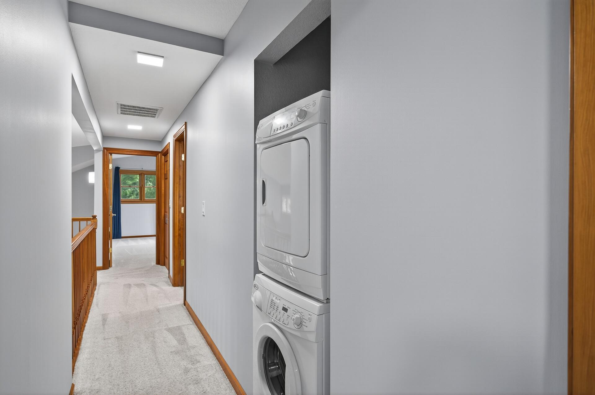 Upper Level second set of washer/dryer