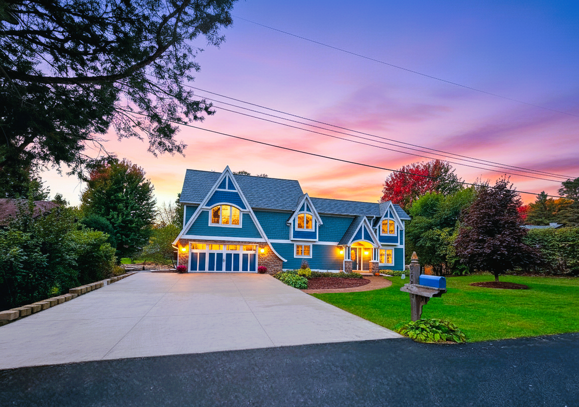 Oversized Concrete Driveway