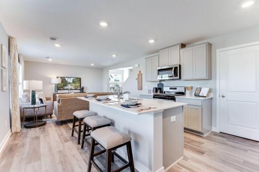 Welcome to the Princeton by D.R. Horton! Beautiful, open concept main floor for entertaining! (Model photo, colors may vary)