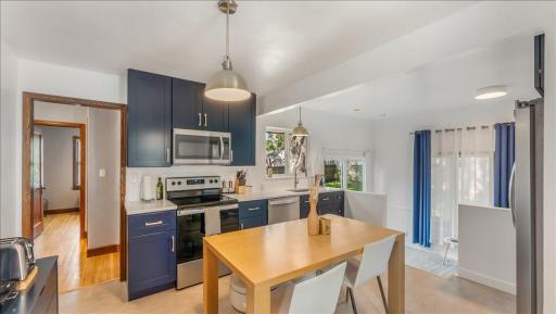 Updated Kitchen with Stainless Steel Appliances