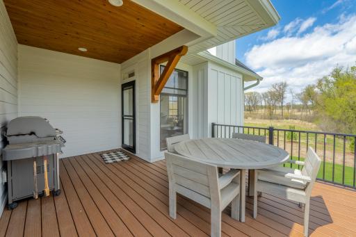 Notice the cedar corbels. You will see details like this throughout the home.