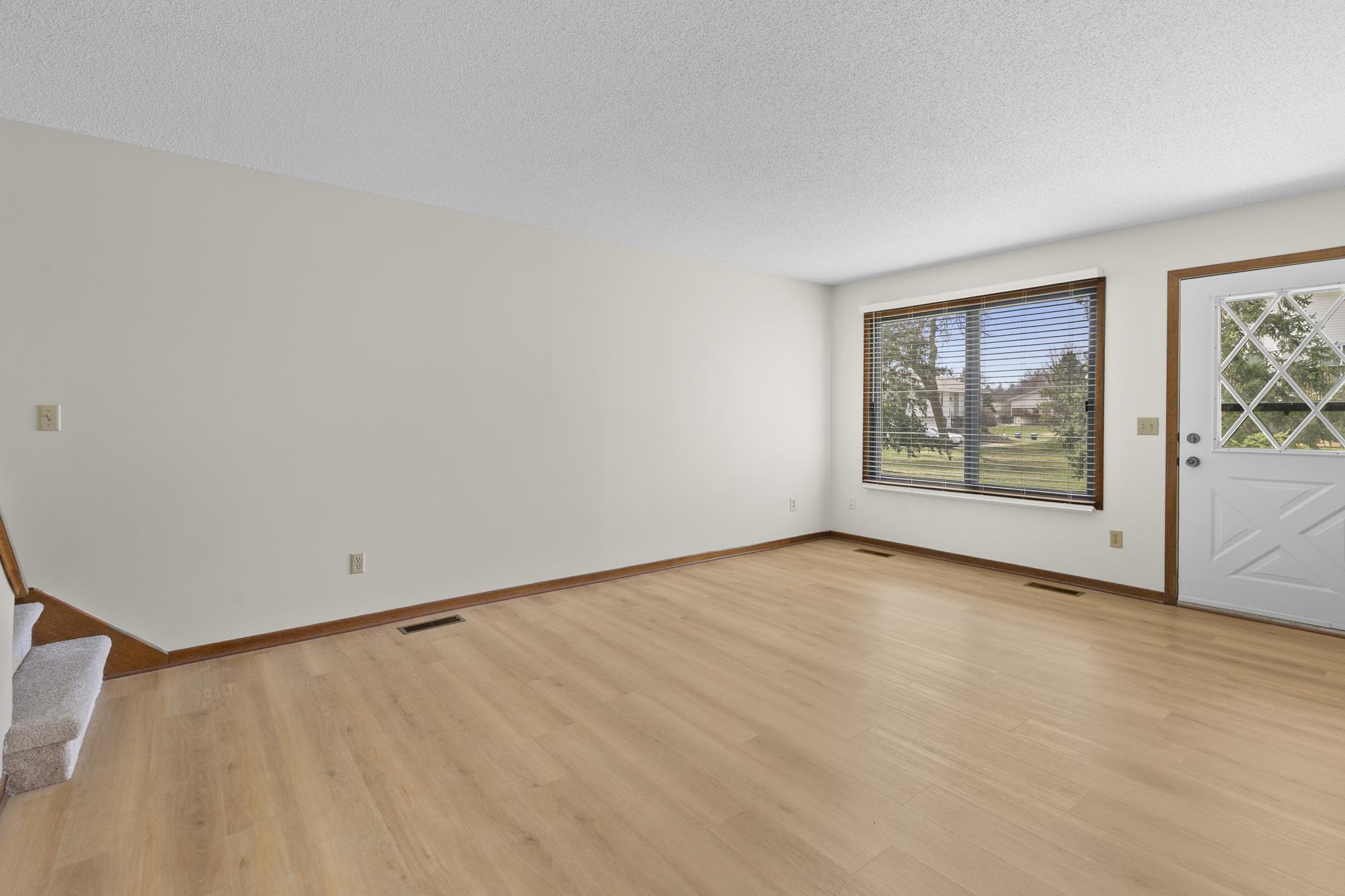 The sun-filled Living Room is the perfect place to entertain family and friends.