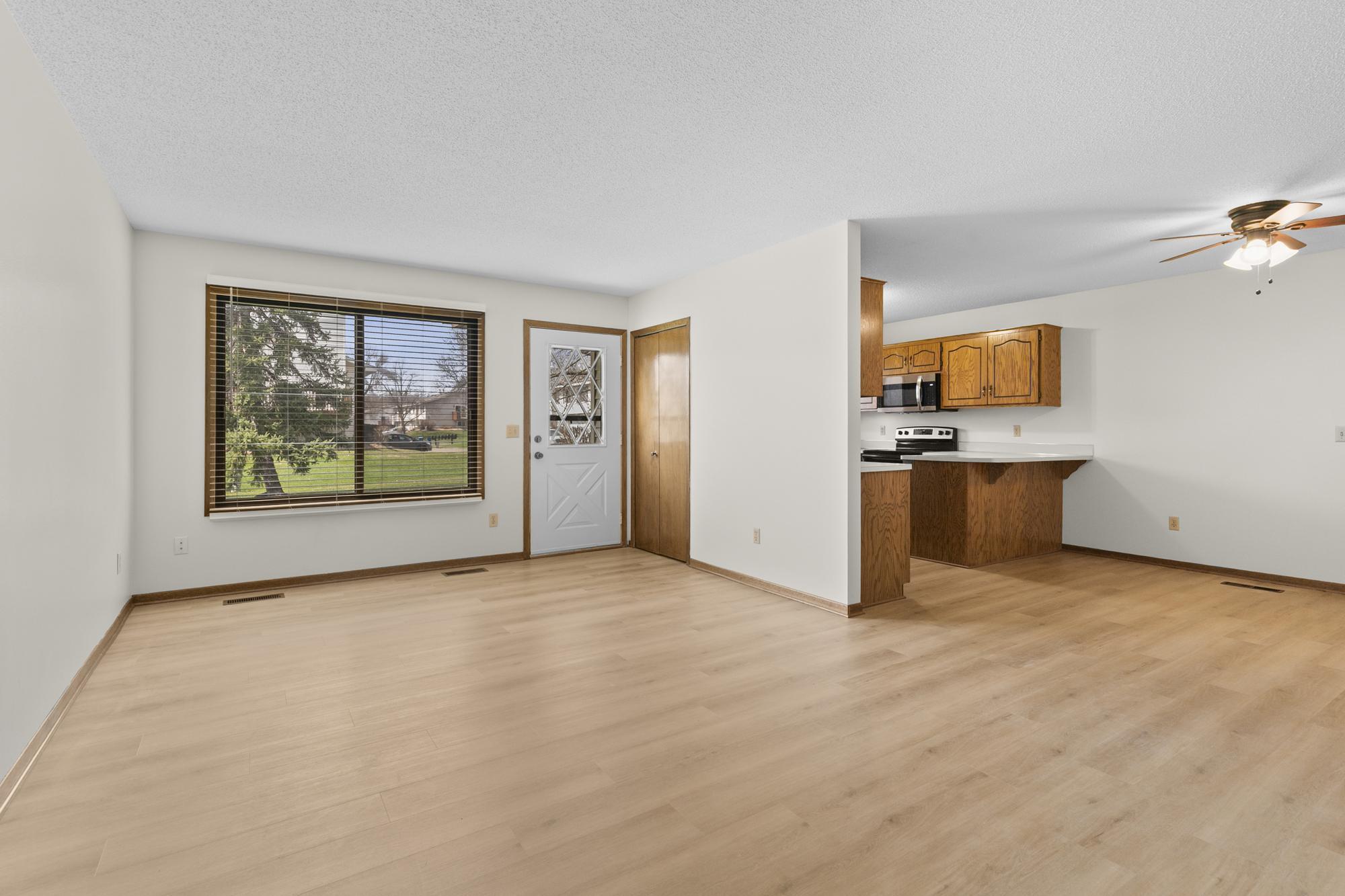 Lovely updated flooring throughout the main level.