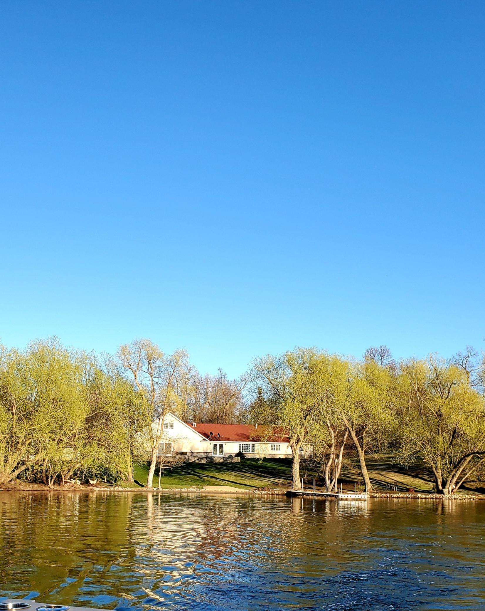 house from lake