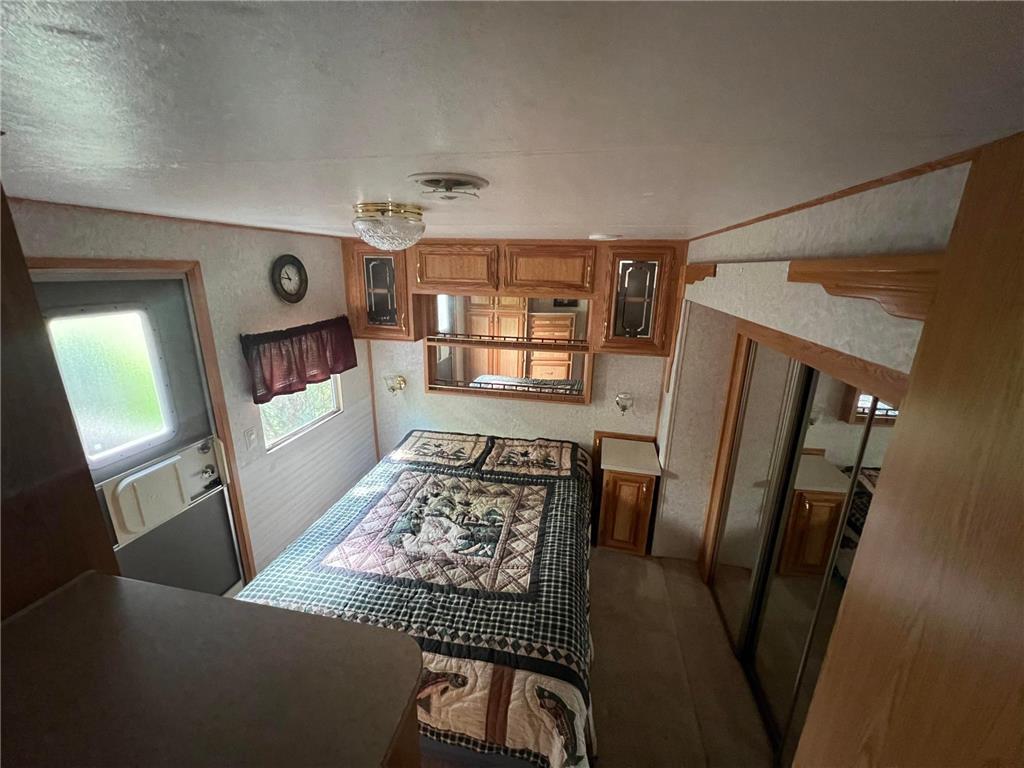 A look at the bedroom in the back.