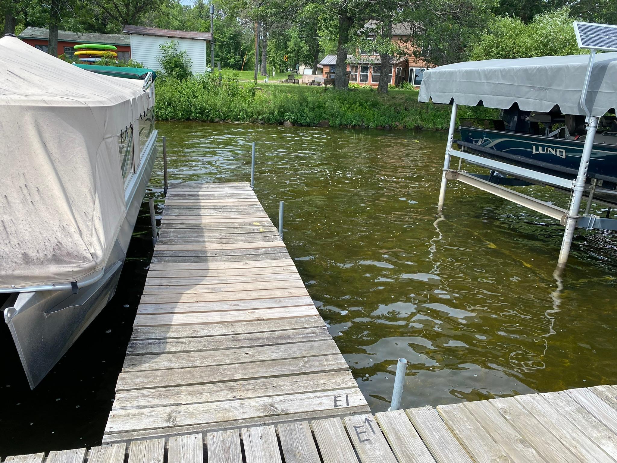Views of the dock and slip.