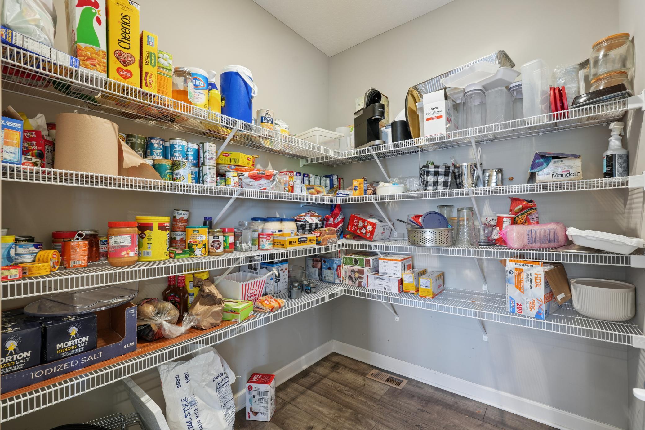 Extra large pantry!