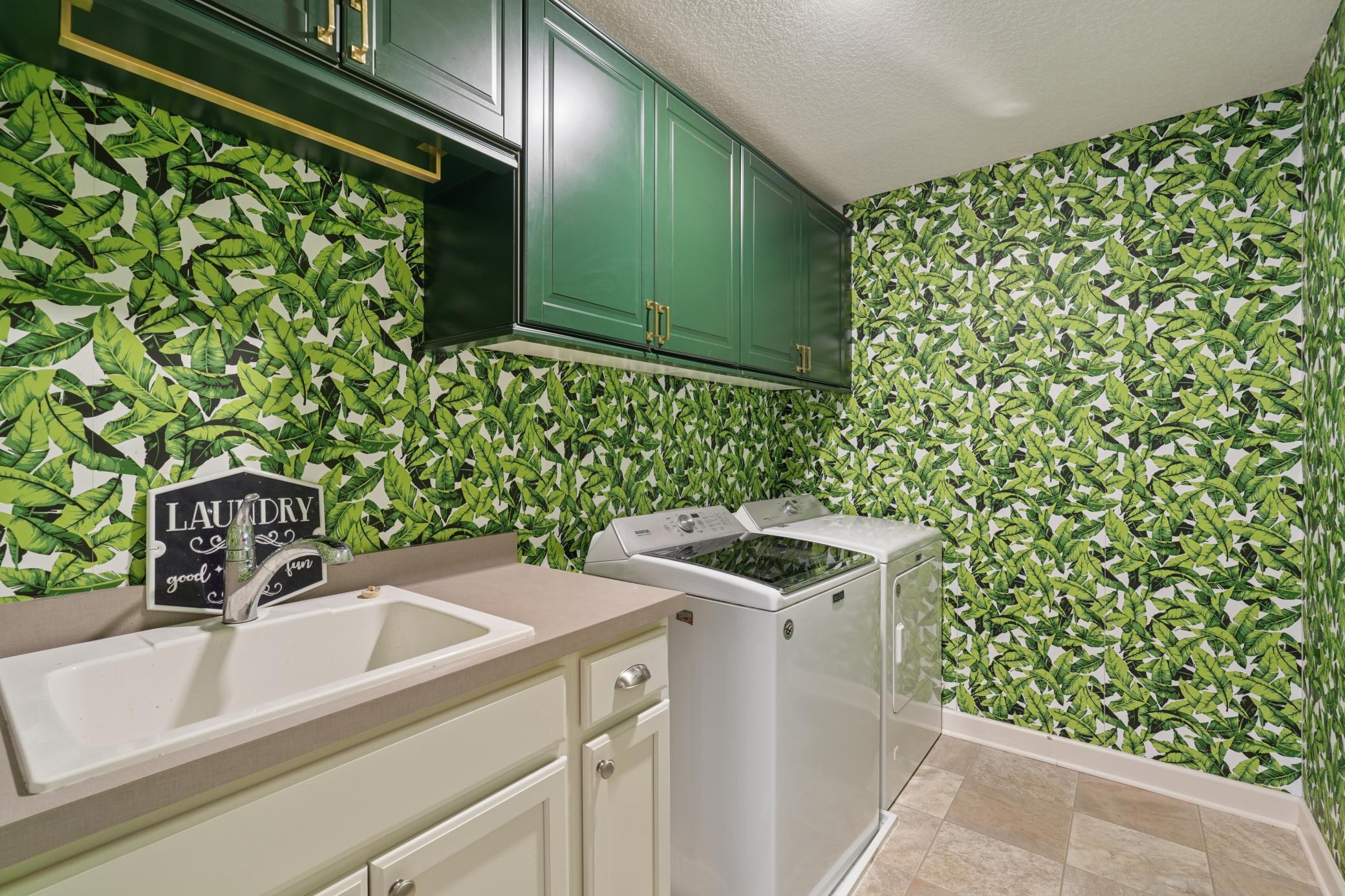 Large laundry room
