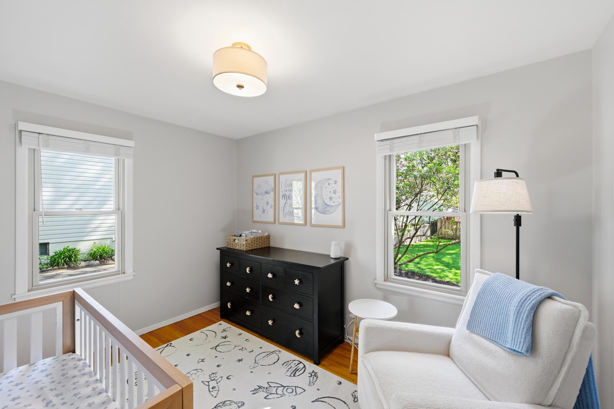 The second main level bedroom.
