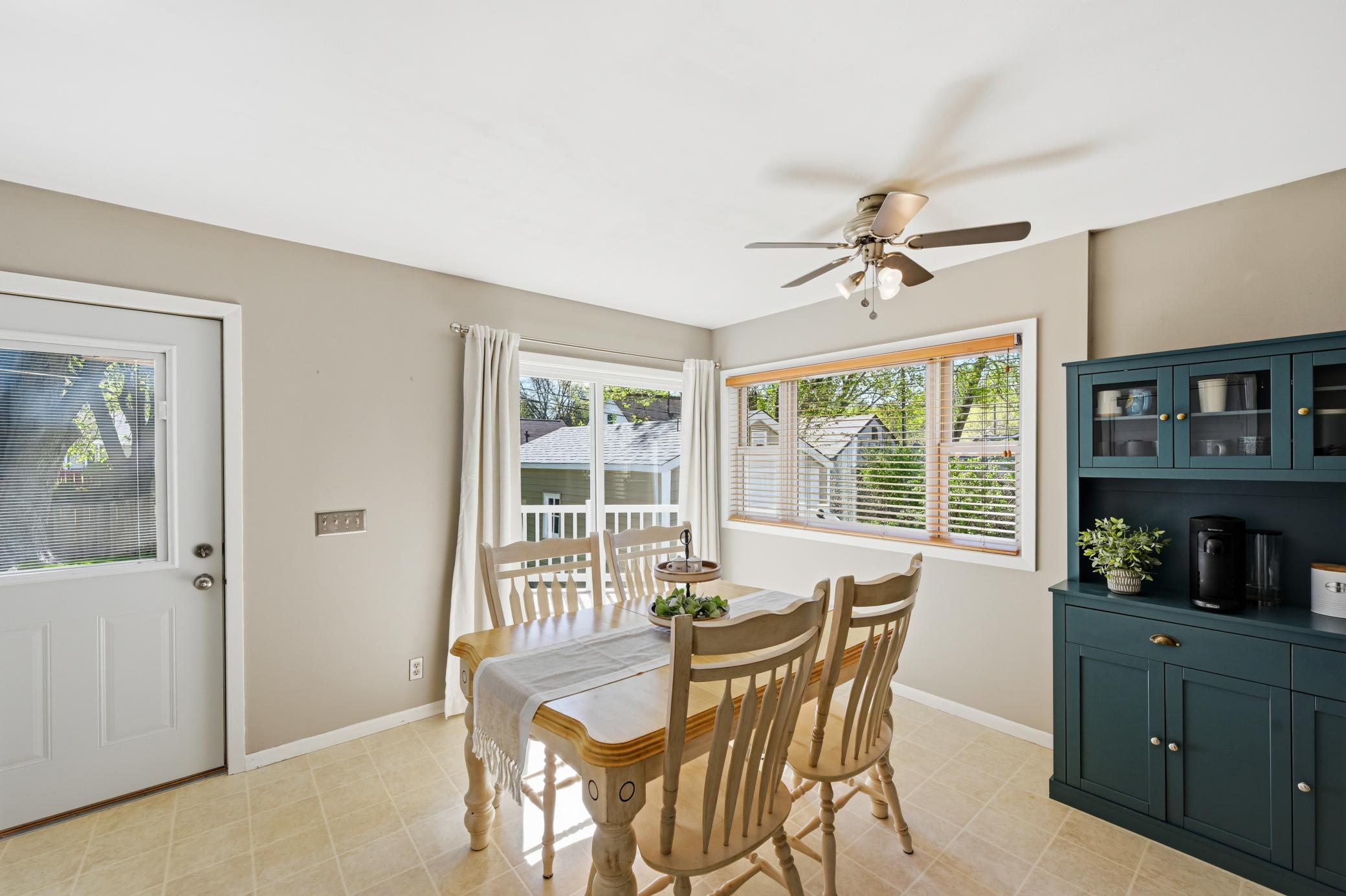 Easy access to the deck make indoor/outdoor living a breeze.
