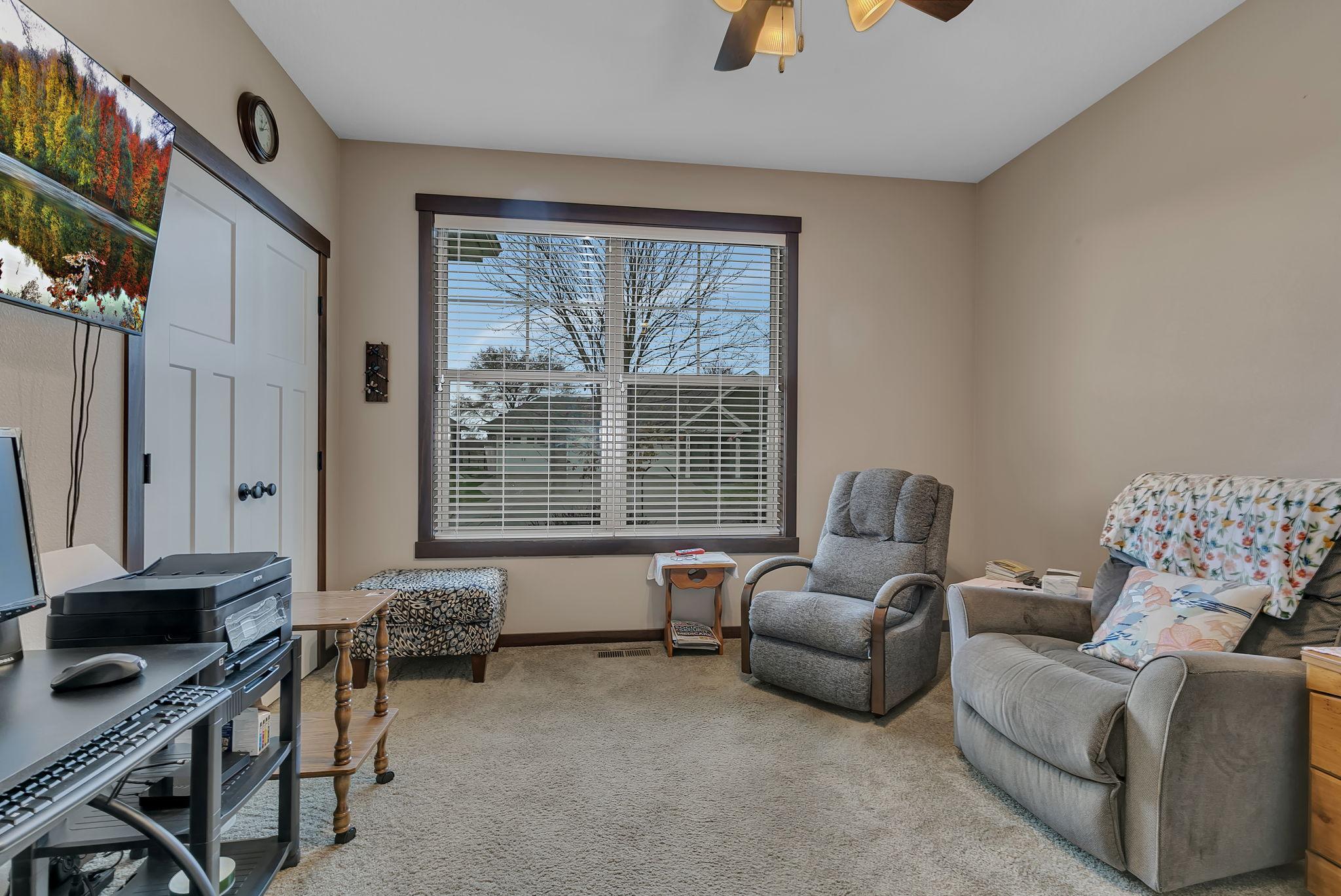 Front bedroom and sitting area