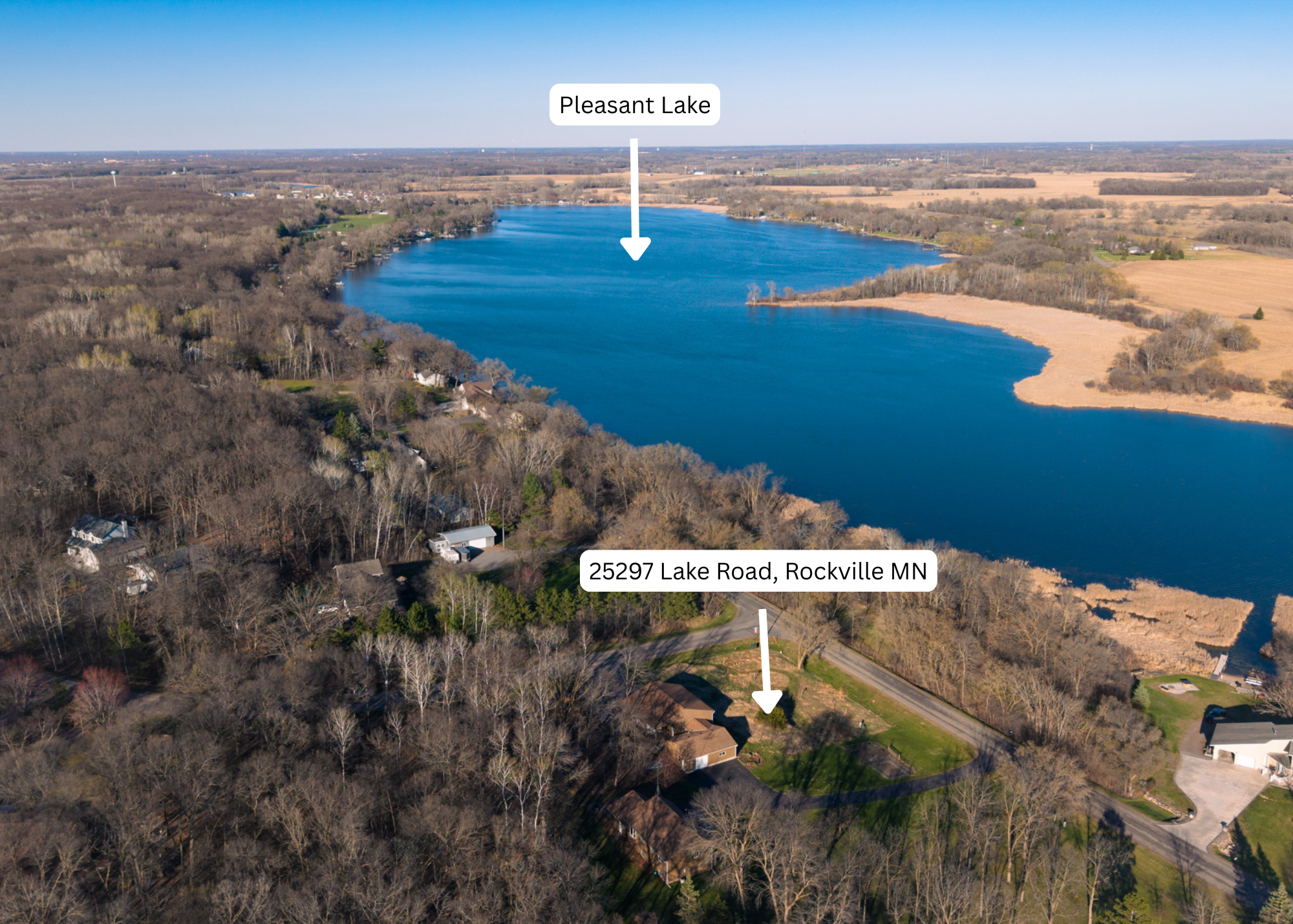 Across from Pleasant Lake